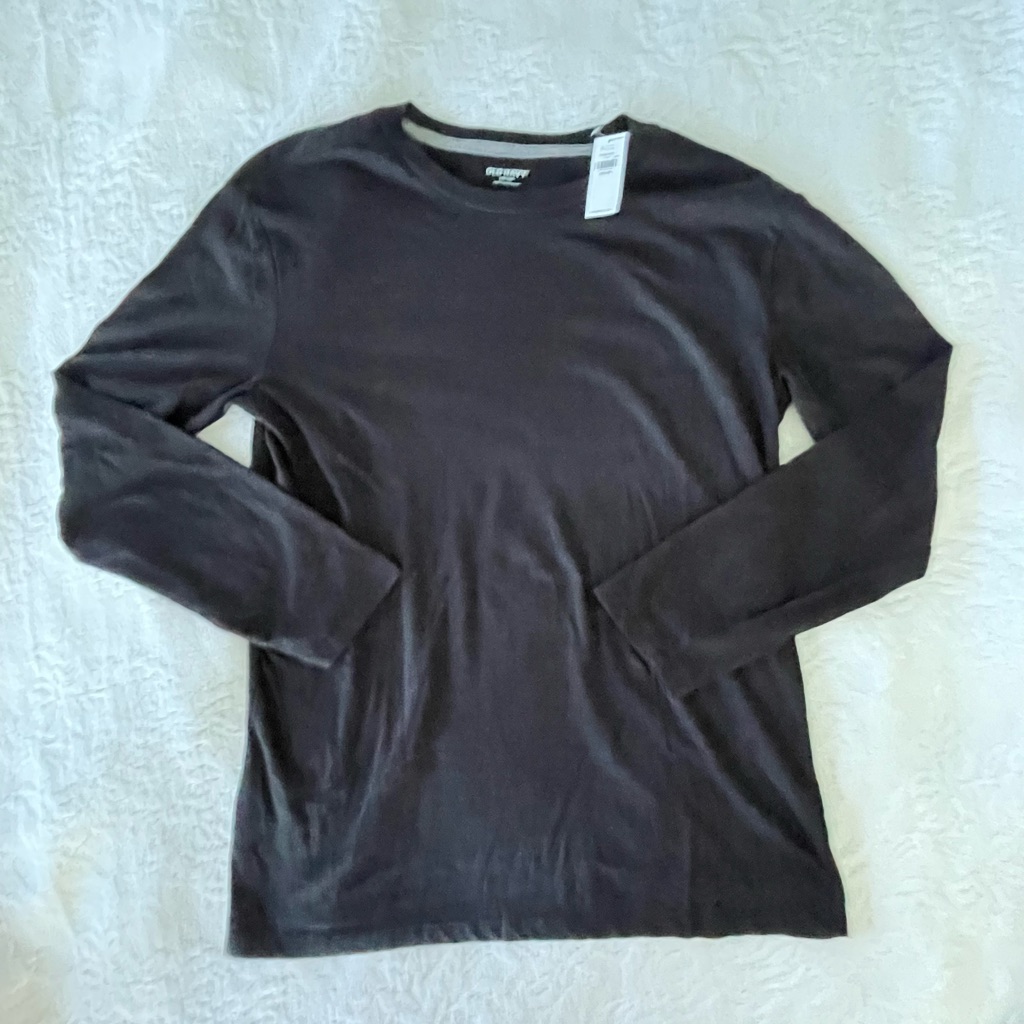 Nwt Old Navy Black Long Sleeve Tshirt Kid’s Size Xxl 18